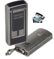 Winjet Feuerzeug Romano Triple schwarz Laserflammen, statt: 39,95 €