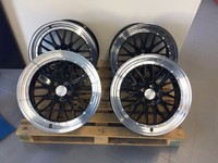 20 Zoll LM Felgen UA3 8,5x20 et45 5x112 schwarz poliert für A3 GTI RS R Le Mans