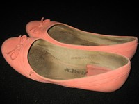 Ballerinas gern getragen rosa Größe 42 Jumex Synthetik