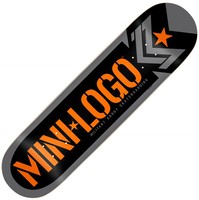 Mini Logo Skateboard Deck - Minilogo Bomb - 8.0 Grau