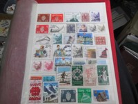 Steckkarte mit älteren Briefmarken aus Norwegen Norge....