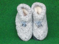 Hausschuhe Winterschuhe Hüttenschuhe kuschlig warm Gr 37- 38 Kunstfell gefleckt