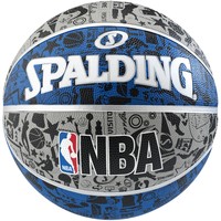 Spalding Basketball Graffiti Outdoor Street Größe 7 + Ballpumpe