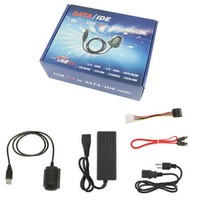 SATA/PATA/IDE Drive to USB 2.0 Adapter Converter Cable for 2.5/3.5 Hard Drive