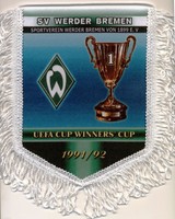 WIMPEL WERDER BREMEN WINNER CUP OF WINNERS CUP UEFA