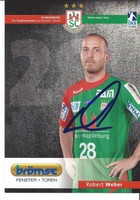 Autogrammkarte AK signiert signed SC Magdeburg ROBERT WEBER