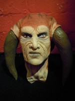 Star Wars, Saesee Tiin, Jedi, Maske, Vollmaske, Latex, inkl. Styroporkopf, neu