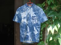 Nostalgie Rennrad Kurzarm Trikot, umgetragen 