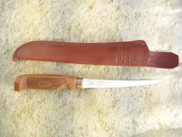 Marttiini Filetiermesser mit 15cm Klinge und Birkenholzgriff - tolles Messer