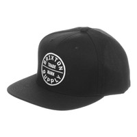 Brixton - Oath III Snapback Cap Black Snap Back Mütze
