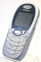 Siemens S55 Silber/Blau (Ohne Simlock) Rechnung / Händler - gebraucht - (L16)