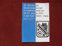 Programm / 20.Würzburger Stadtmeisterschaft / 2001 