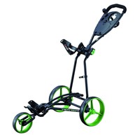 Big Max Autofold Plus  - 3-Rad-Golftrolley Farbe Black-Lime, Neu!