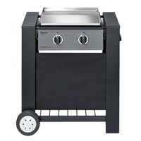 Enders Florida Plancha, Gasgrill, 7 kW, schwarz/silber