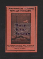 BERLIN, Werbung 1920, Ges. für Drahtlose Telegrafie mbH Telefunken
