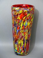 AVEM Murano Millefiori Glas Vase 32 cm Rest of the Day aus dem 50er Jahre