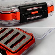 Double Side Waterproof Foam Fly Fishing Bait Lure Hook Storage Case Box vg1