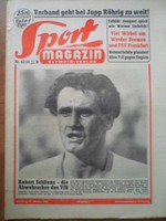 SPORT MAGAZIN KICKER 43 B - 27.10. 1955 Robert Schlienz VfB Stuttgart Cortina