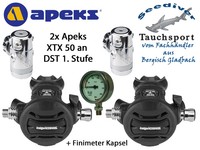 Sparangebot: 2x Apeks XTX 50 (2.Stufe) mit DST (1. Stufe) + Finimeter Kapsel