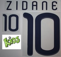 Frankreich France Flock Away Adidas Kinder-Kids-Trikot Zidane WM2010-QualiEM2012