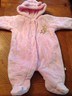 Classic Pooh Girls Snow Suit Pink 3 Months