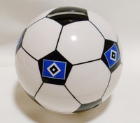 *HSV*Hamburger SV*Sound Spardose Ball Raute*NEU*