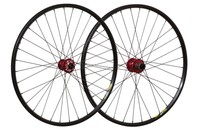 26" MTB Disc Laufradsatz Mavic XM117 sw Novatec SuperLight rot LRS-EA-008