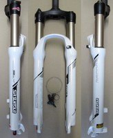 Suntour Raidon XC RL-R 120mm Federgabel 26" MTB Remote Lockout Disc weiss weiß