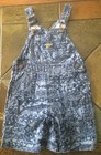 sharks Osh Kosh overalls size 24 months 2T shorts shortalls Baby B'gosh boys