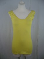 Gaastra Shirt/Top Lagoon T-Shirt Gr.S Gelb Ärmellos Stretch Schick TOP