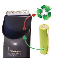 Akkuwechsel Akkutausch Panasonic ER 141 ER 1611 ER 1610 ER GC 50 Schermaschine