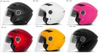 ECE Motorradhelm Rollerhelm Jethelme Motor Scooter Helm doppelte Visier M L XL