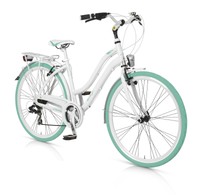 MBM Trekkingbike vintage Woman 28" Weiß-Türkis