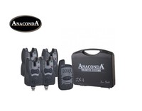 ANACONDA ZX-1 Profi Funkbißanzeiger Set Elektronische Bissanzeiger 6tlg 4+1+Box 