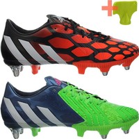 Adidas Predator Instinct SG rot grün Stollen Rugby Fußballschuhe Kickschuhe Neu