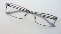 Na und Herrenfassung Brillengestell Metall lunettes GR.M silber angesagt Design