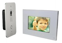 2 Draht Video Türsprechanlage Gegensprechanlage 7'' Monitor Klingel Farb Kamera