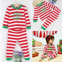 Baby Boy Girls Christmas Sleepwear Pajamas Set Kids Xmas Pyjamas Outfits Clothes