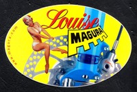 RADSPORT AUFKLEBER / DECAL "MAGURA" (4) LOUISE