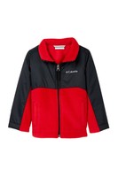 COLUMBIA FORT HOOD JACKET FLEECE ROCKET RED BLACK BOYS 2T 3T 4T NEW $50