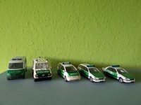 Polizei-Konvolut-1/87 - 5 Modelle