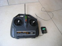 Fernsteuerung Funke 2 Kanal AM Acoms Knüppelsender Pultsender