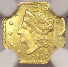 New listing
1853 Liberty California Gold Half Dollar 50C Bg-304 R5. Ngc Unc (Ms). Rarity-5!
