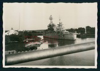 altes Foto SCHIFF SCHLACHTSCHIFF SHIP BATTLESHIP um 1940