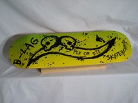 B-LAG 7.5 Toxic Skateboard Deck RESTPOSTEN