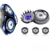 3Pcs Ersatz Scherkopf Messer Rasierapparat für Philips Norelco HQ8 HQ7160