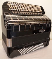 Bajan  Knopfakkordeon  "MIR". Tragetasche  Riemen. NEU.