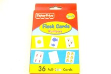 Fisher Price Flash Cards Ages 2-5 36 Full Color Cards Numbers