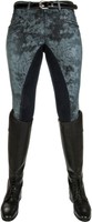 AUKTION: HKM Damen Reithose-ARCTIC PRINT-CAVALLINO MARINO-Vollbesatz Gr.36 sch.