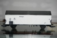 KLEIN MODELLBAHN HO Kühlwagen weiß Transporter Güterwaggon Waggon Anhänger Zug